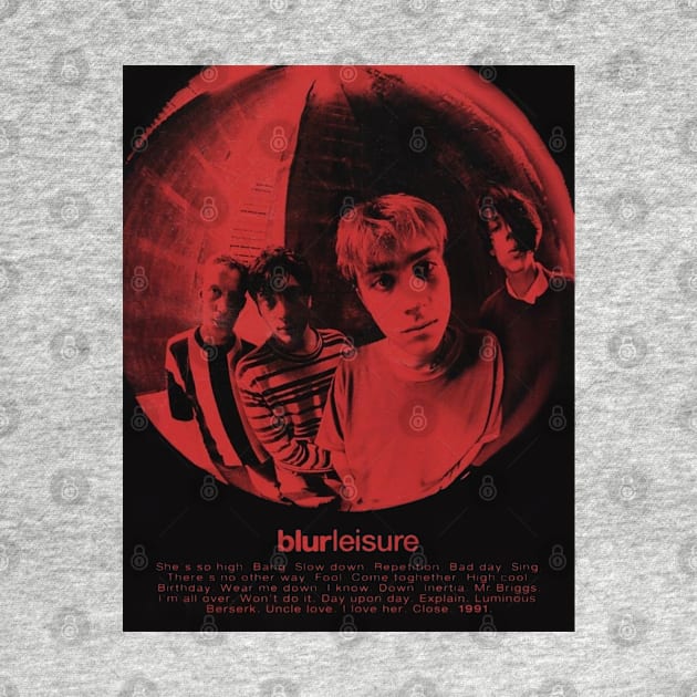 Blur Leisure poster by Lukasking Tees